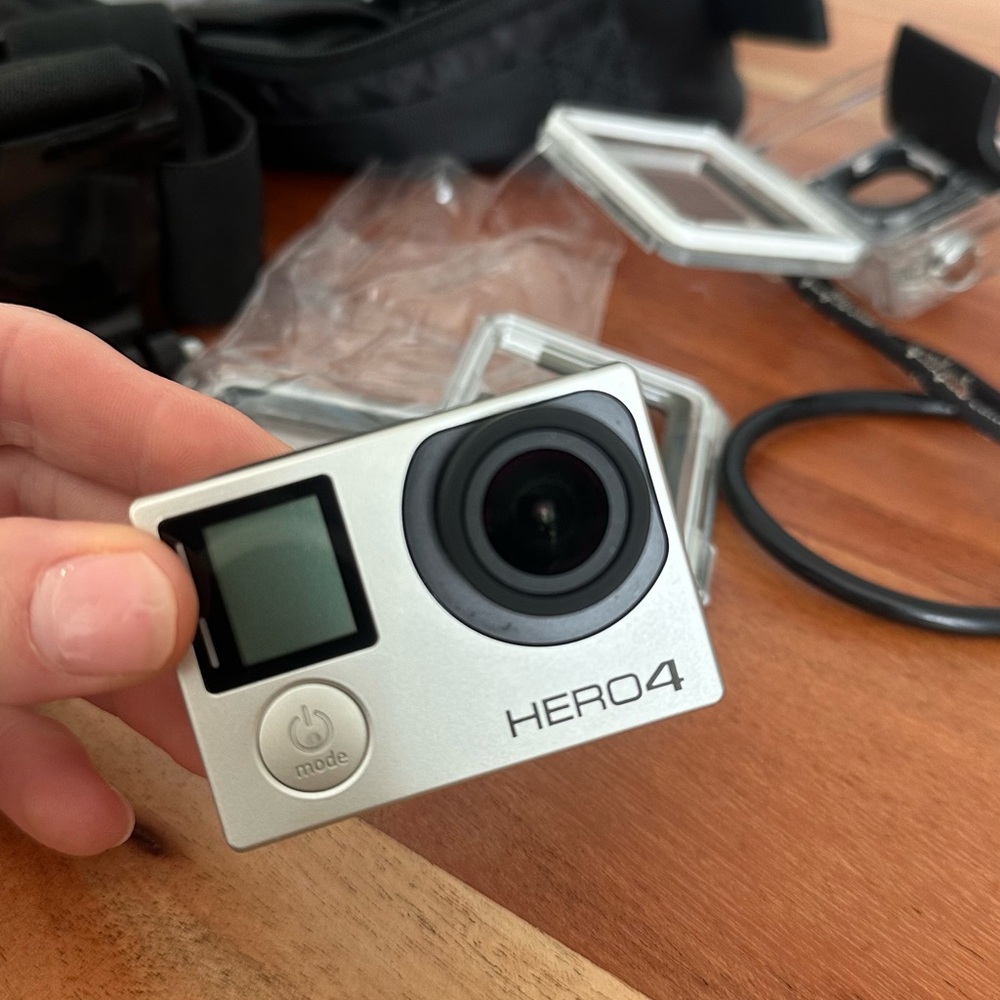 HERO4 go pro and water housing